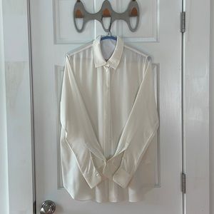 Everlane silk blouse. Just back from the dry cleaner and ready for you!